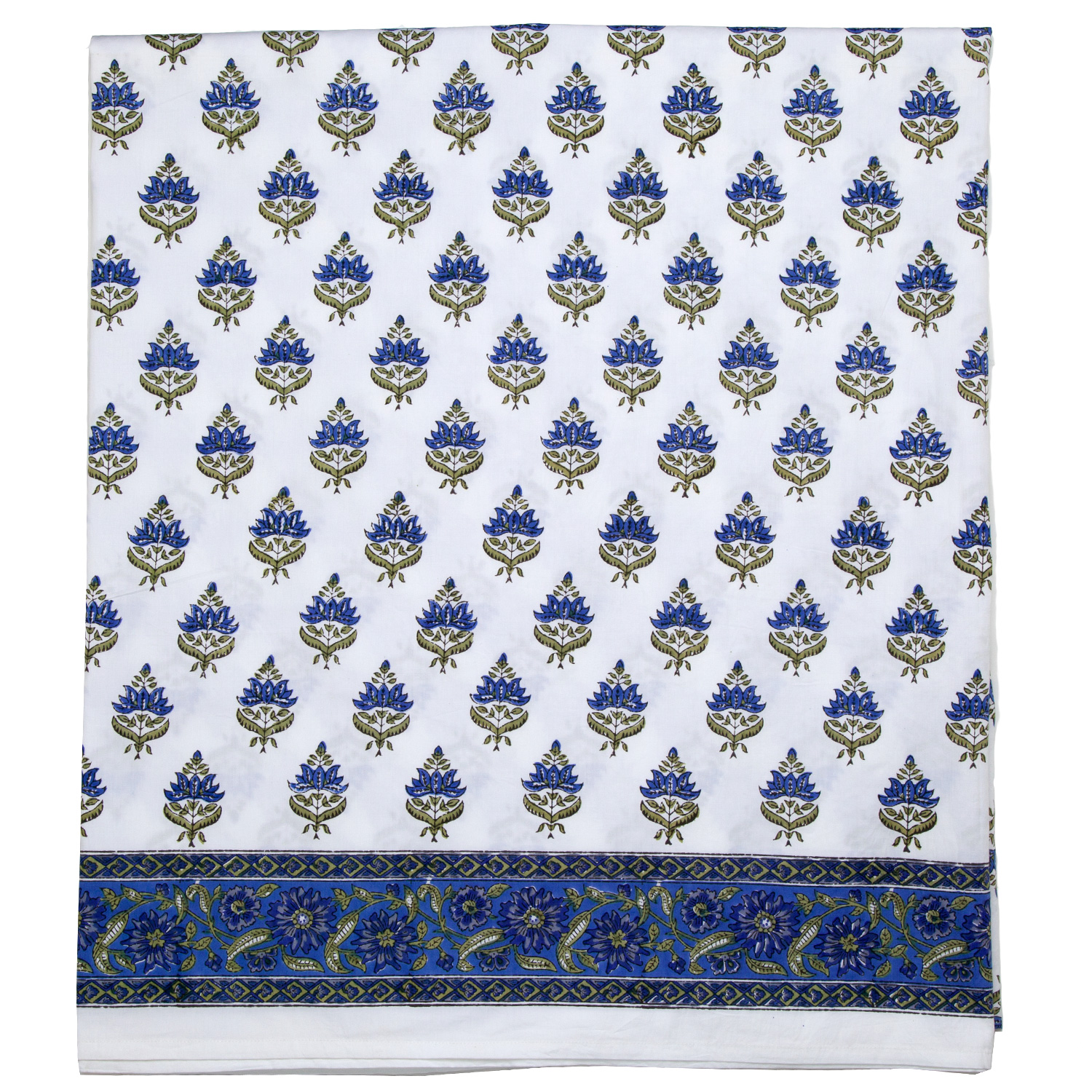 Blossom Flat and Fitted Sheets - Blue